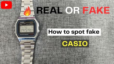 how to know if a casio watch is fake|casio watch lookup.